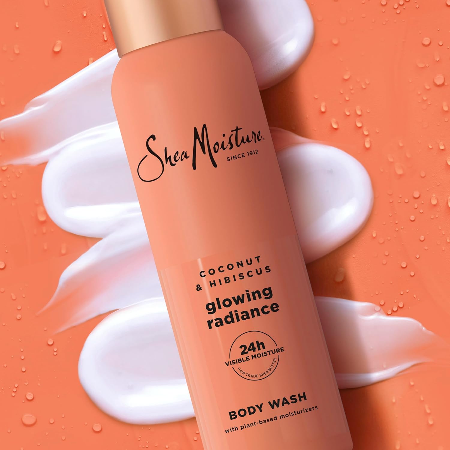 SheaMoisture Coconut Hibiscus Body Wash Glowing Radiance Glowing Radiance body wash for 24H Visible Moisture for Healthy, Glowing Skin 18 oz - Image 6