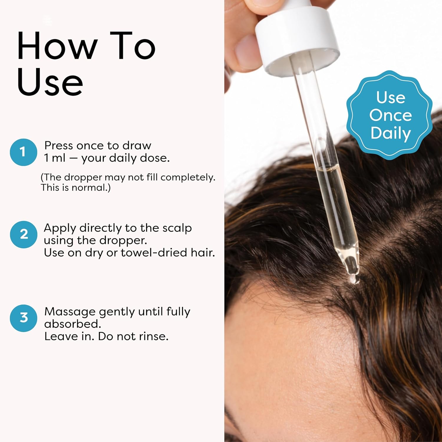 Hair Growth Serum - Water Based Scalp Serum for Thinning Hair | Caffeine, Peptides, Rosemary & Turmeric | Promotes Thicker, Fuller Looking Hair & Healthy Scalp for Women & Men 2 fl oz - Image 8