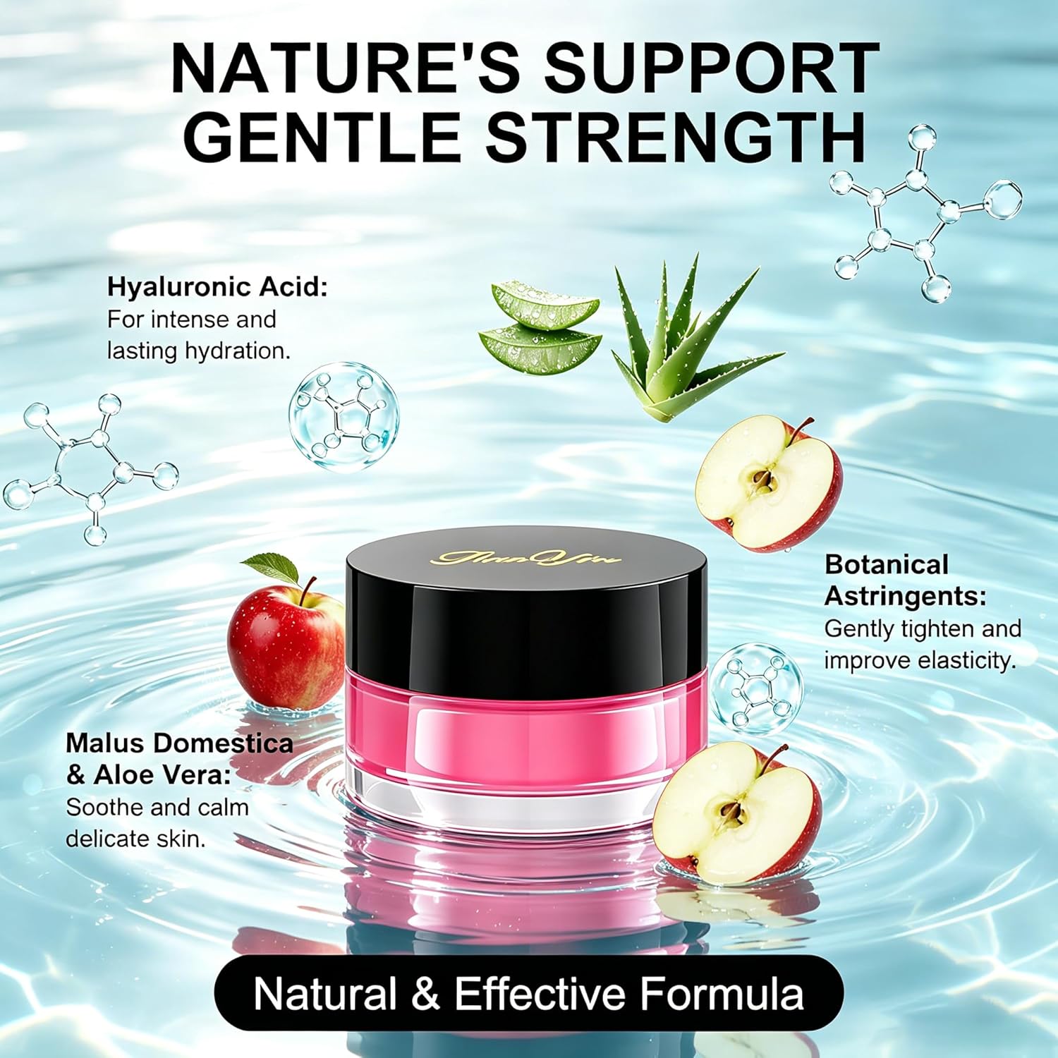 Intimate Moisturizing Gel for Women, Vulva Tightening Cream, Feminine Care, Vaginal Moisturizer and Dryness Relief, 0.35 Oz - Image 2