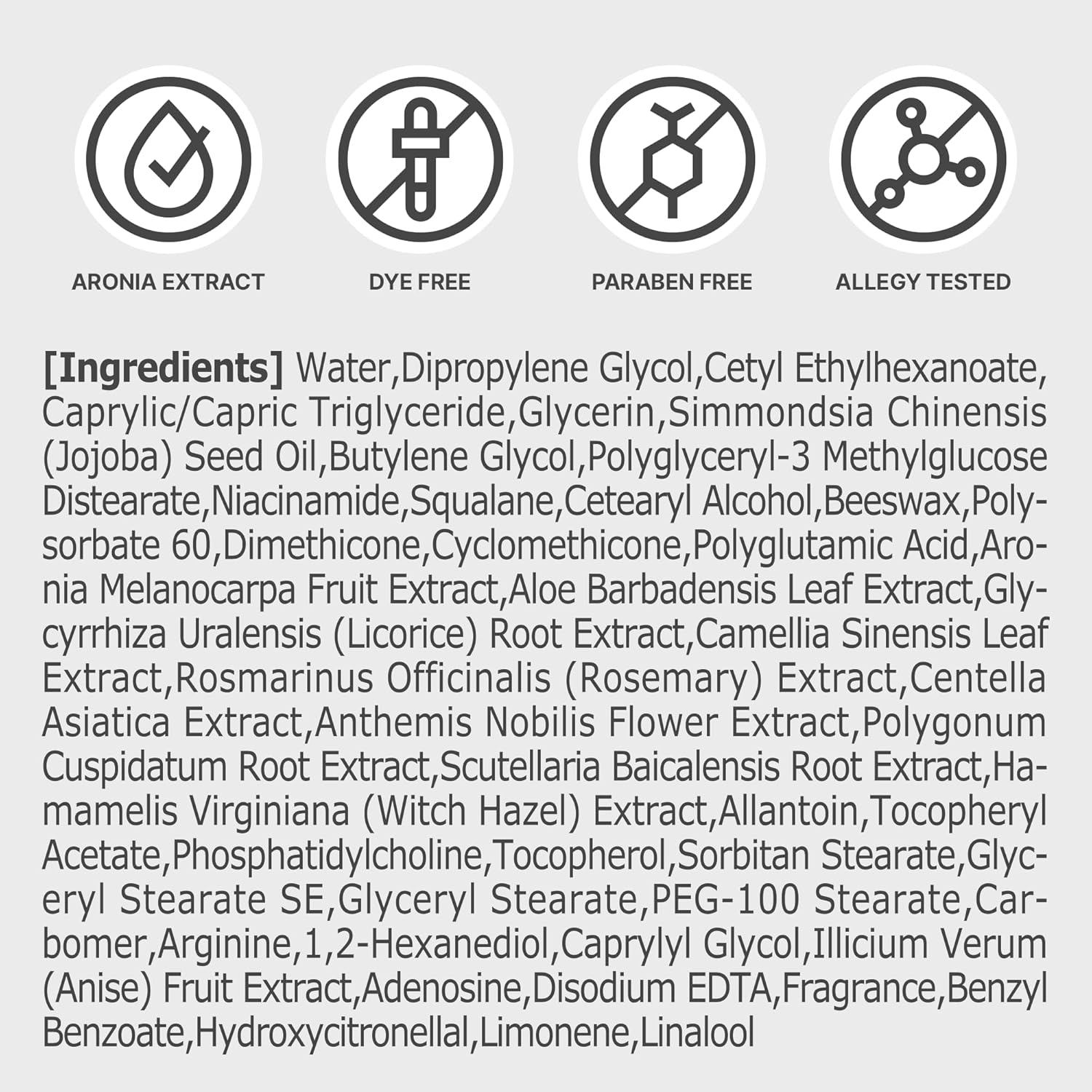 Aronia Extract Day Night Cream for Face Neck with Antioxidant Formula, Hydrating Moisturizer, Brightening 1.76 oz - Image 7