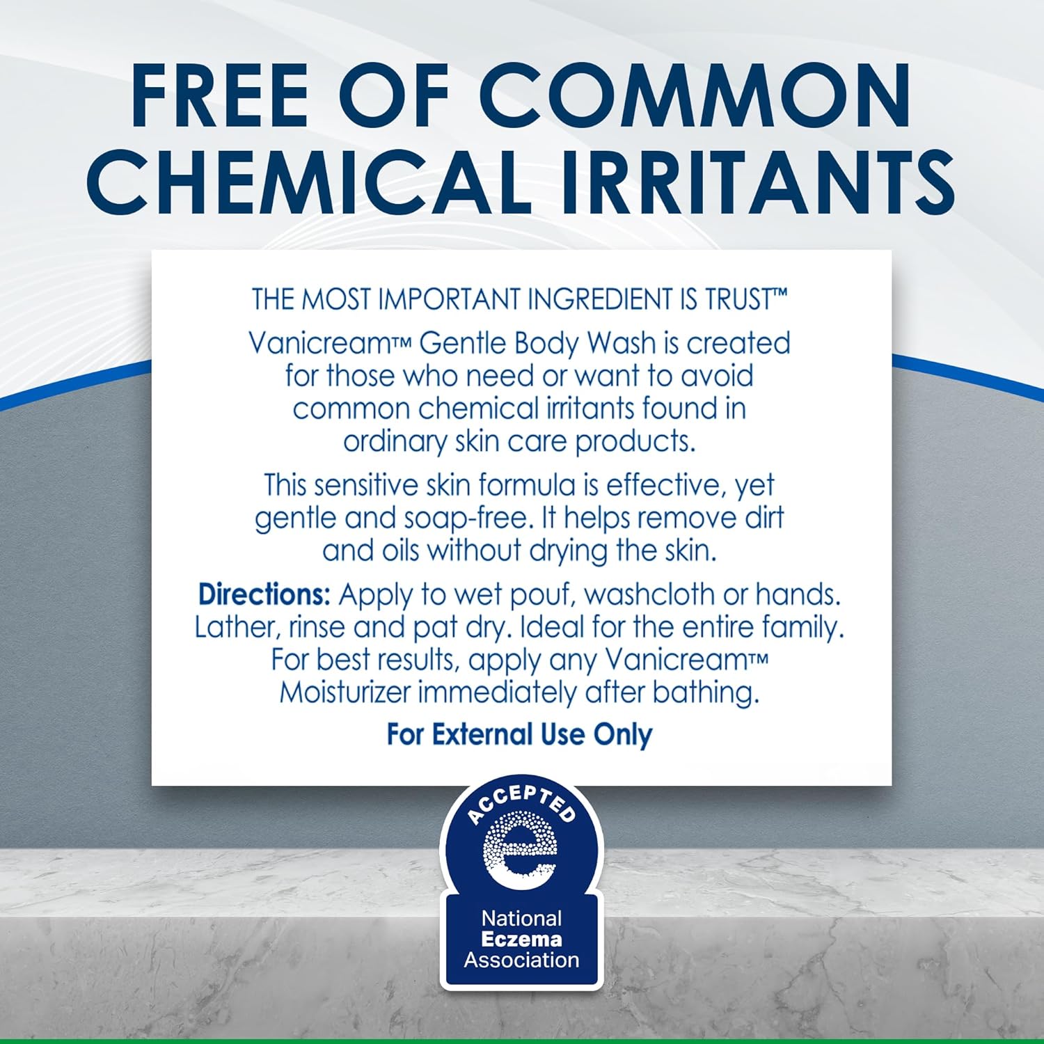 Vanicream Gentle Body Wash -12 fl oz - Formulated Without Common Irritants for Those with Sensitive Skin - Image 7