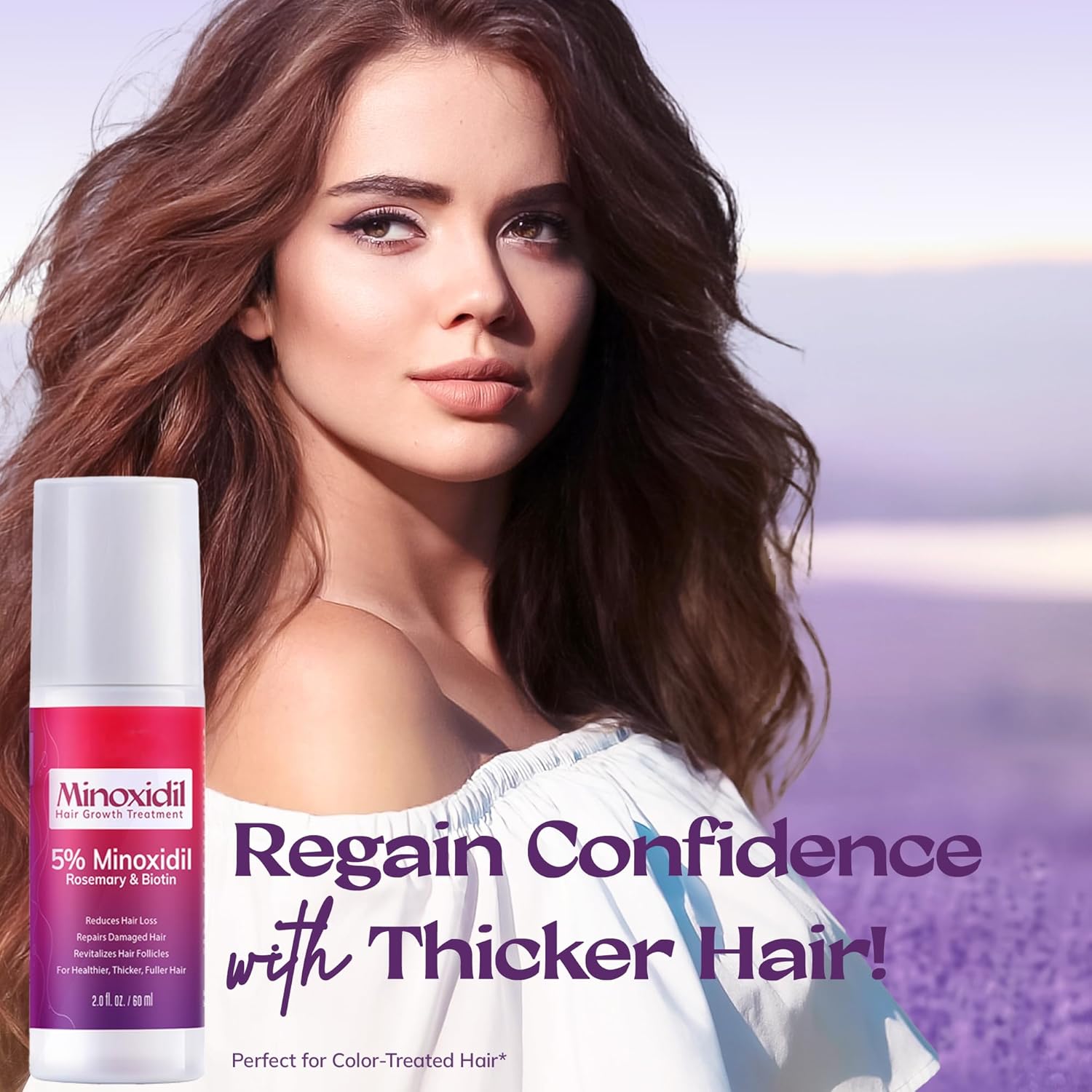 Women's 5% Minoxidil Spray for Hair Growth: 2-Pack RootStim Extra Strength Minoxidil with Rosemary & Biotin for Thinning Hair Regrowth and Fuller Hair - 60ML Each - Image 9
