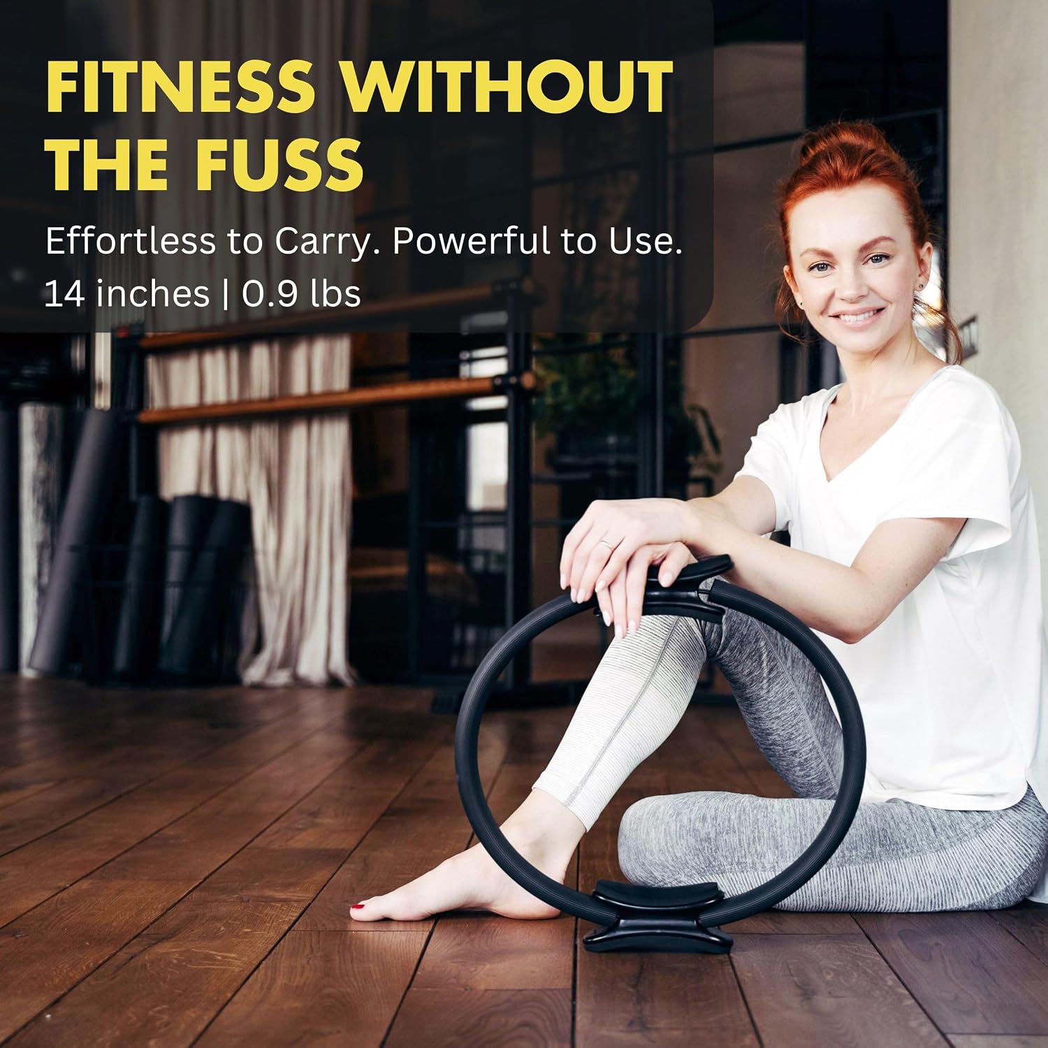 ProBody Pilates Fitness Circle – 14 Inch Pilates Ring for Focusing on Toning Inner Thighs, Arms, and Core - Image 3