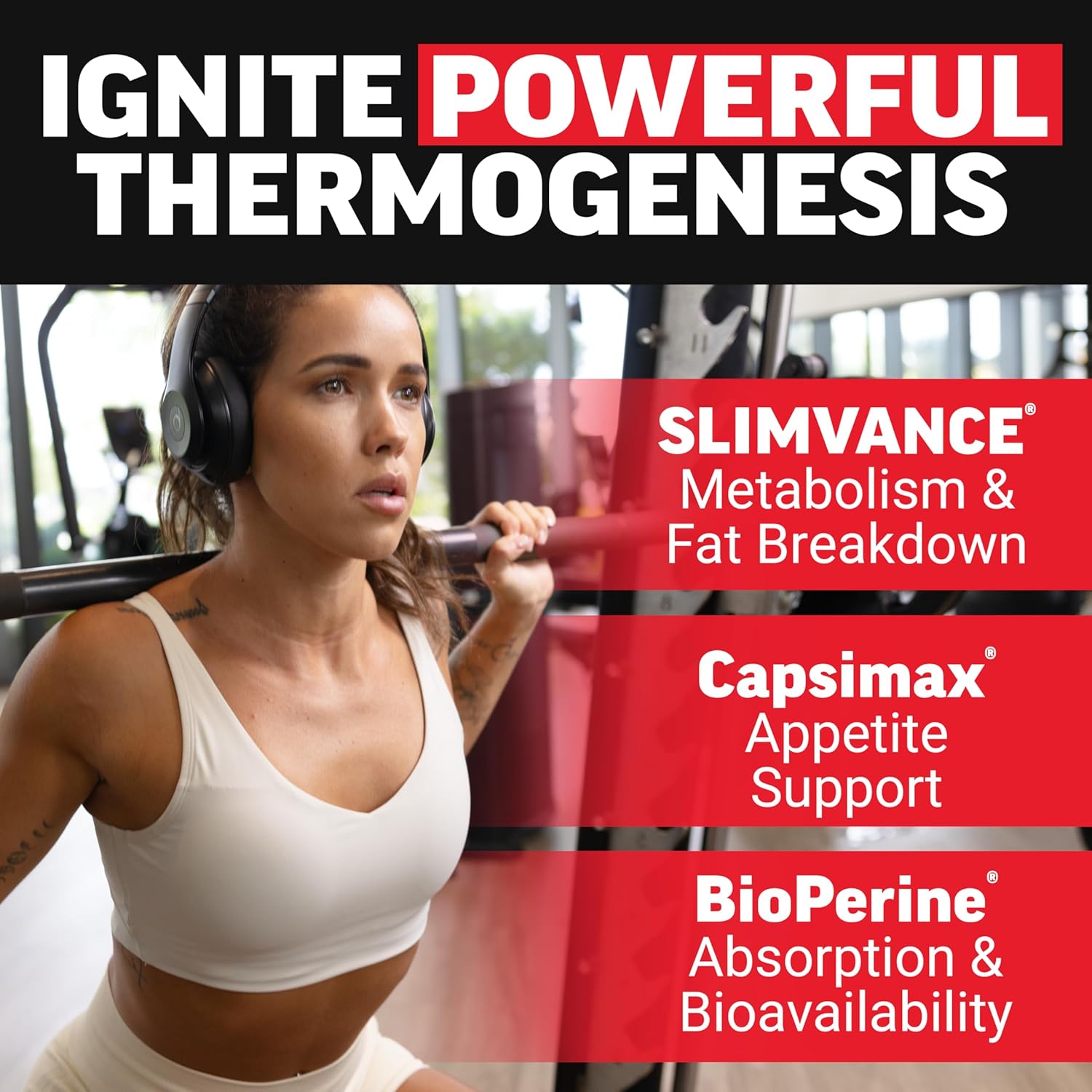 Force Factor LeanFire with Next-Gen SLIMVANCE Advanced Thermogenic Fat Burner for Weight Loss with B Vitamins and Capsimax to Boost Metabolism, Increase Energy, and Enhance Focus, 60 Capsules - Image 3