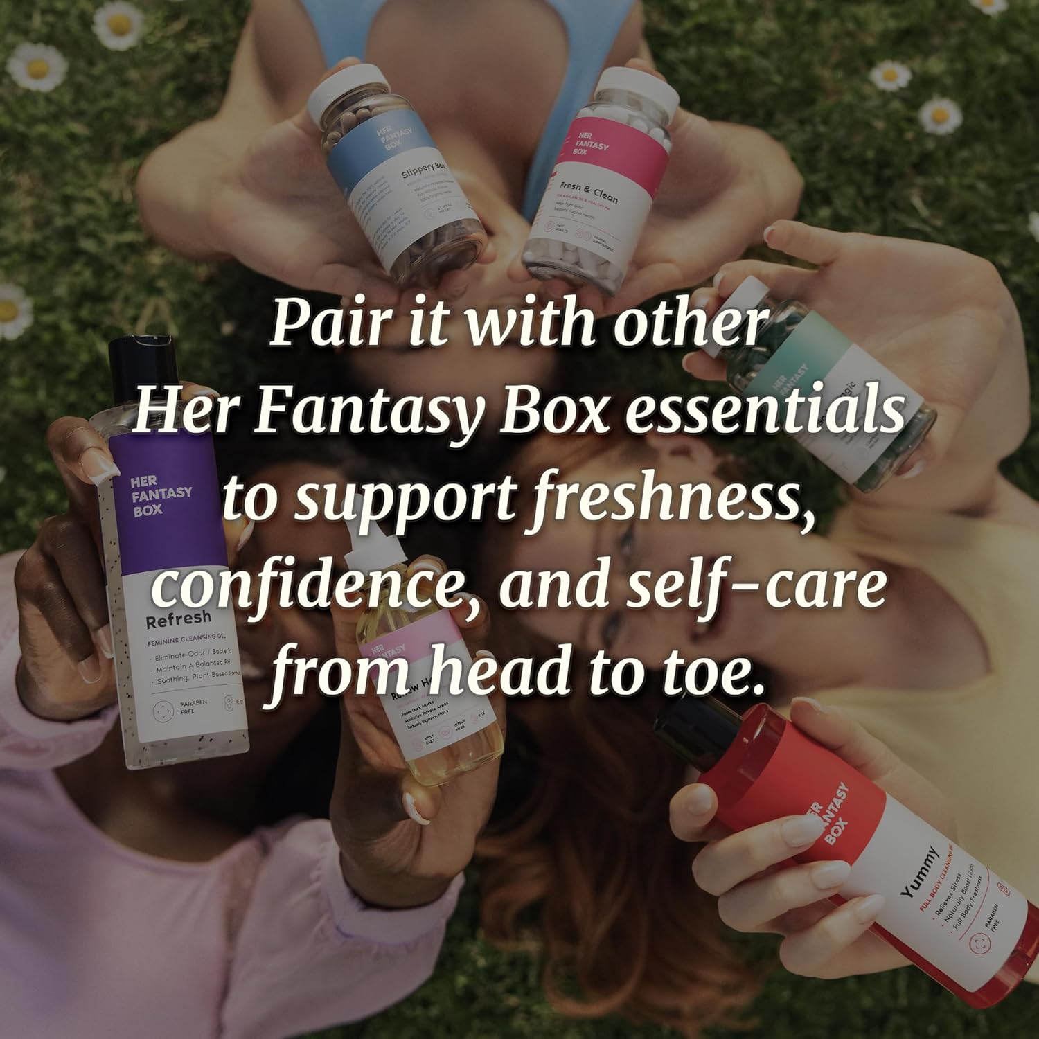 Her Fantasy Box | Refresh pH Balancing Shower Gel - Natural Feminine Hygiene Solution for Gentle Cleansing, Odor Control, and Skin Nourishment - pH-Balanced Formula for All Skin Types (8 oz) - Image 8