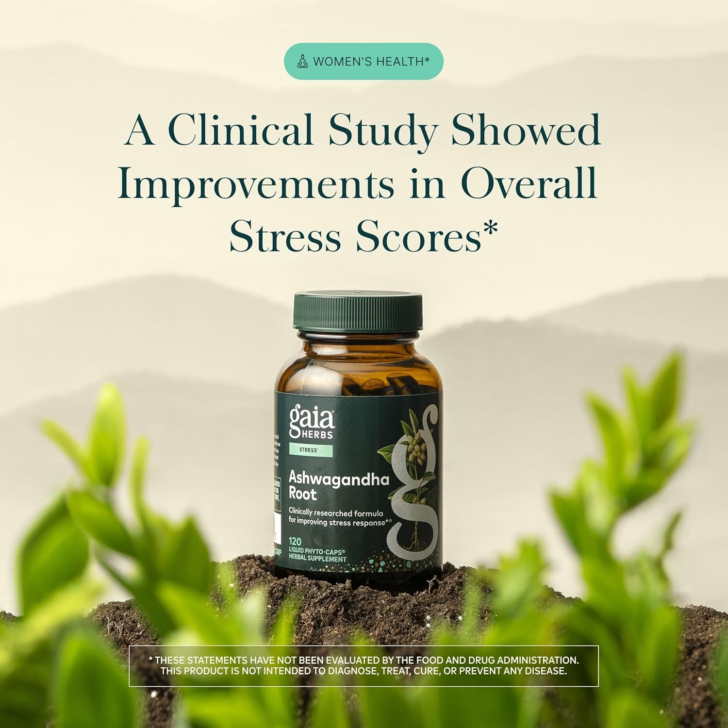 Gaia Herbs Ashwagandha Root - Stress Relief & Sleep Support Supplement - Supports Balanced Energy Levels & Positive Outlook* - 120 Vegan Liquid Phyto-Caps (60 Servings) - Image 3