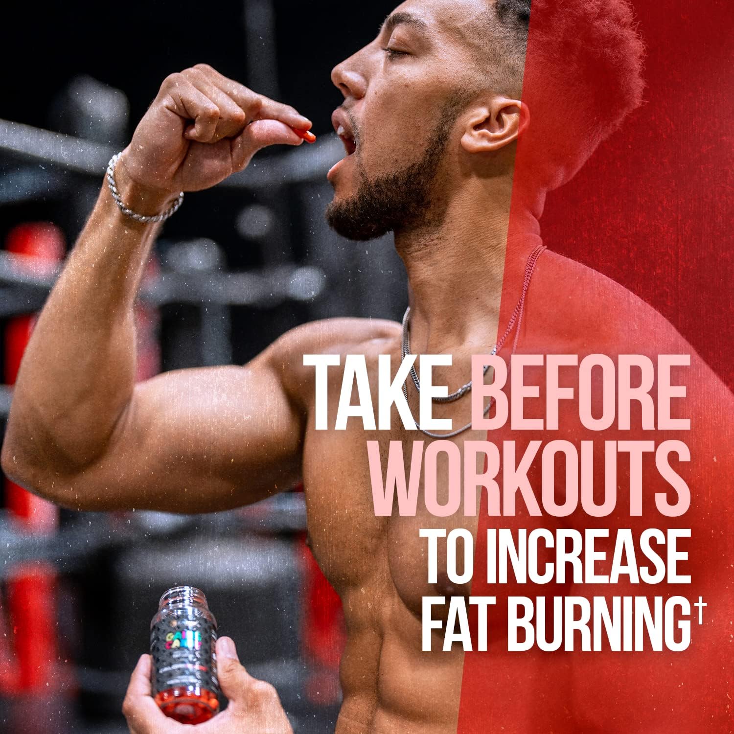 ALPHA LION Gains Candy, Supplement Pills that Support Weight Loss, Appetite Suppressant, Keto-Diet Friendly, Decrease Body Fat, Upgrade Energy & Workout Performance, 60 Capsules (MitoBurn®) - Image 7
