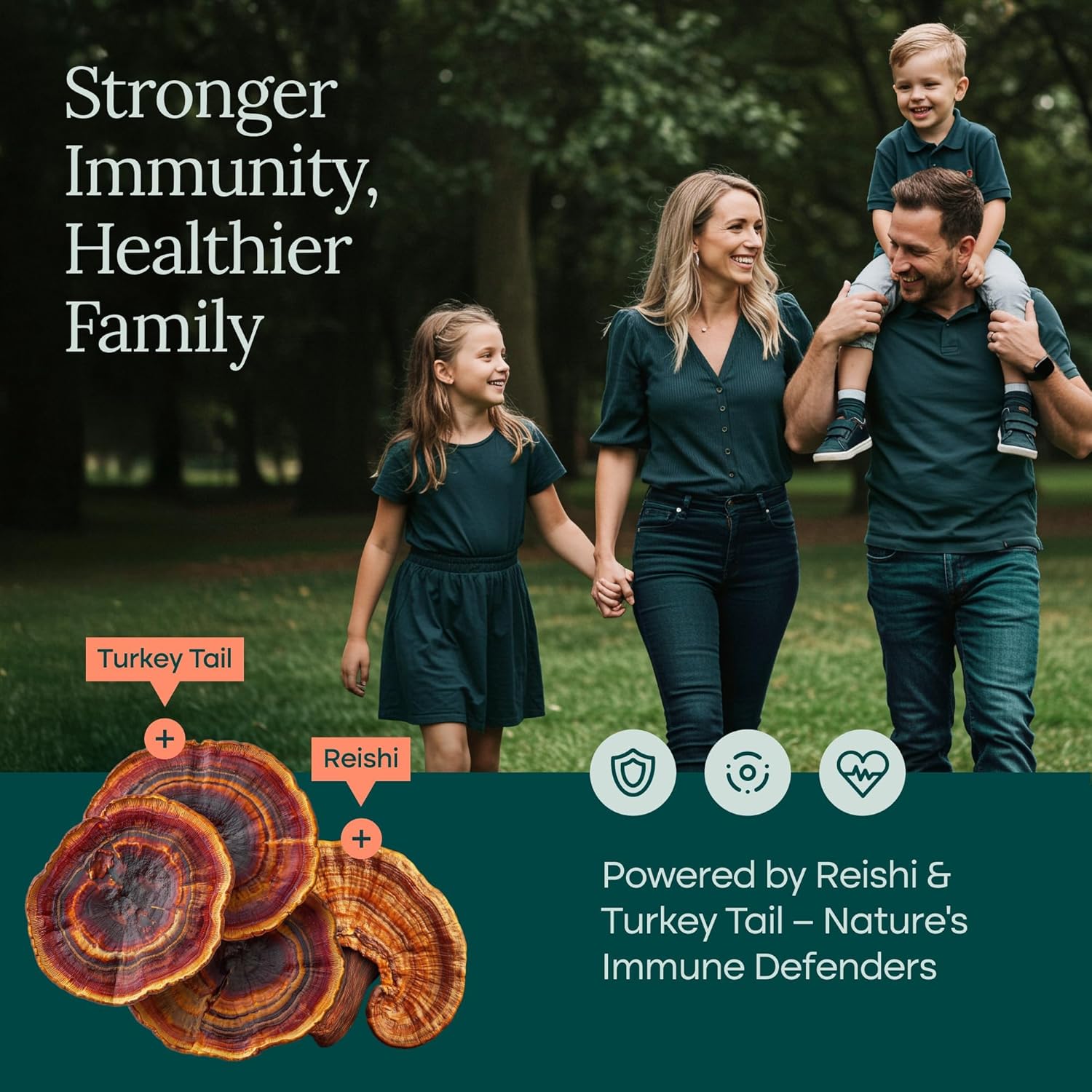USDA Organic Lions Mane Supplement Capsules with Ashwagandha, Chaga, Reishi, Cordyceps, Turkey Tail - 10x Adaptogenic Mushroom Complex as Focus Supplement - Energy, Immunity & Nootropic - Image 6