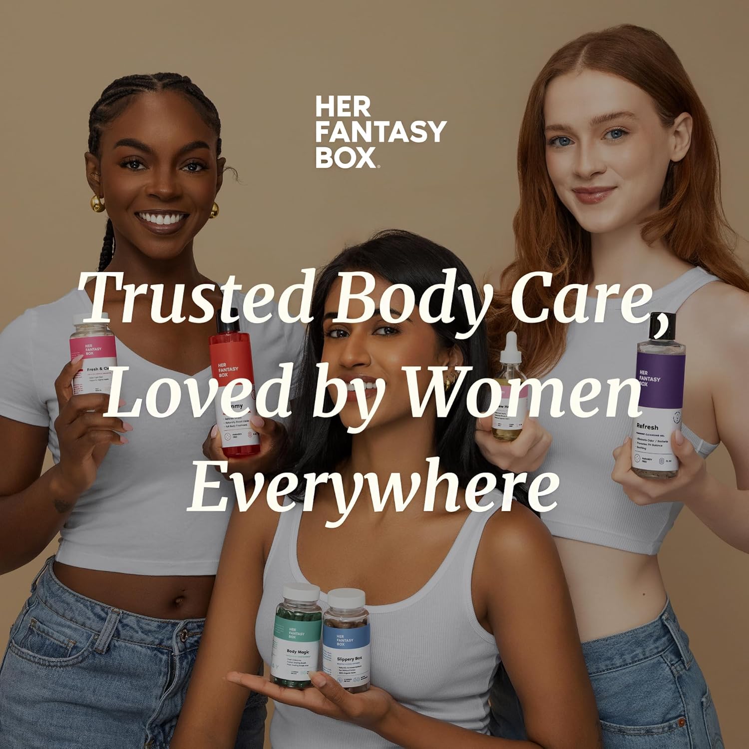 Her Fantasy Box | Refresh pH Balancing Shower Gel - Natural Feminine Hygiene Solution for Gentle Cleansing, Odor Control, and Skin Nourishment - pH-Balanced Formula for All Skin Types (8 oz) - Image 7