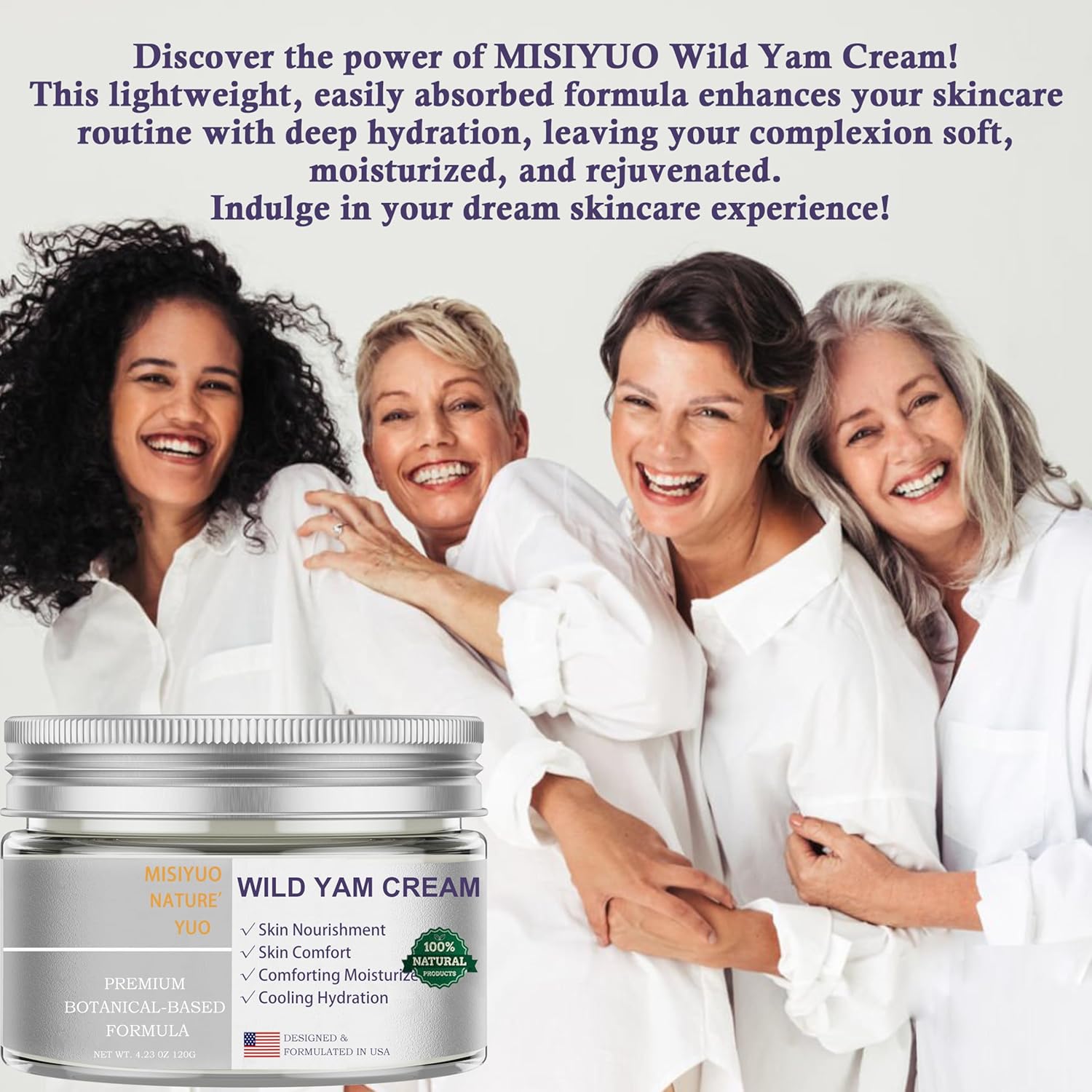 Organic Wild Yam Cream for Women - Soothing Skin Comfort, Natural Ingredients, 120g - Image 7