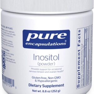 Pure Encapsulations Inositol (Powder) - Supplement to Support Energy, Nervous System & Ovarian Function* - with Myo-Inositol - 8.8 Ounces