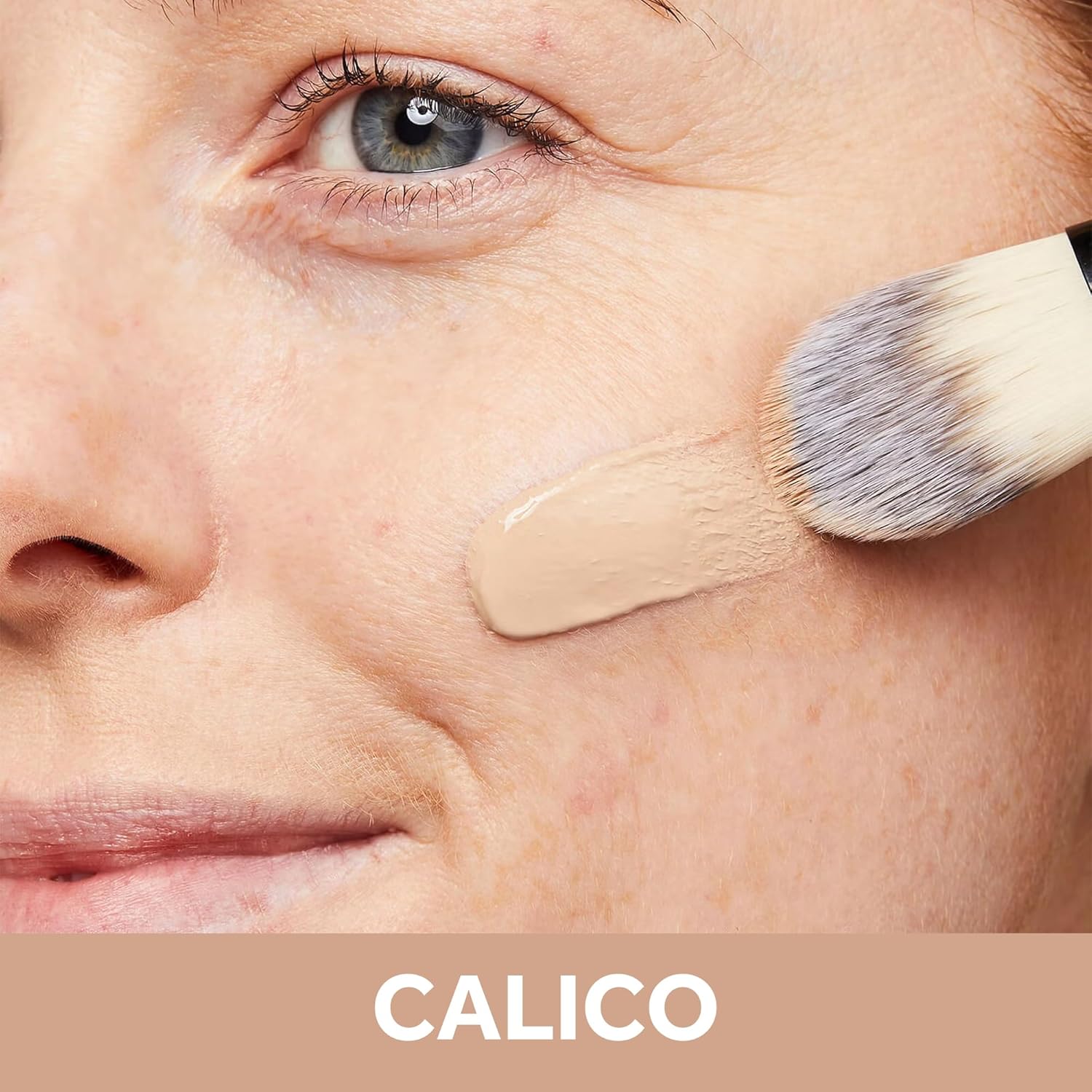 No7 Restore & Renew Multi Action Serum Foundation - Calico - Liquid Foundation Makeup with Vitamin C, Vitamin E & Collagen for Face - Beauty Skin Serum Formula with Medium Coverage (30ml) - Image 2
