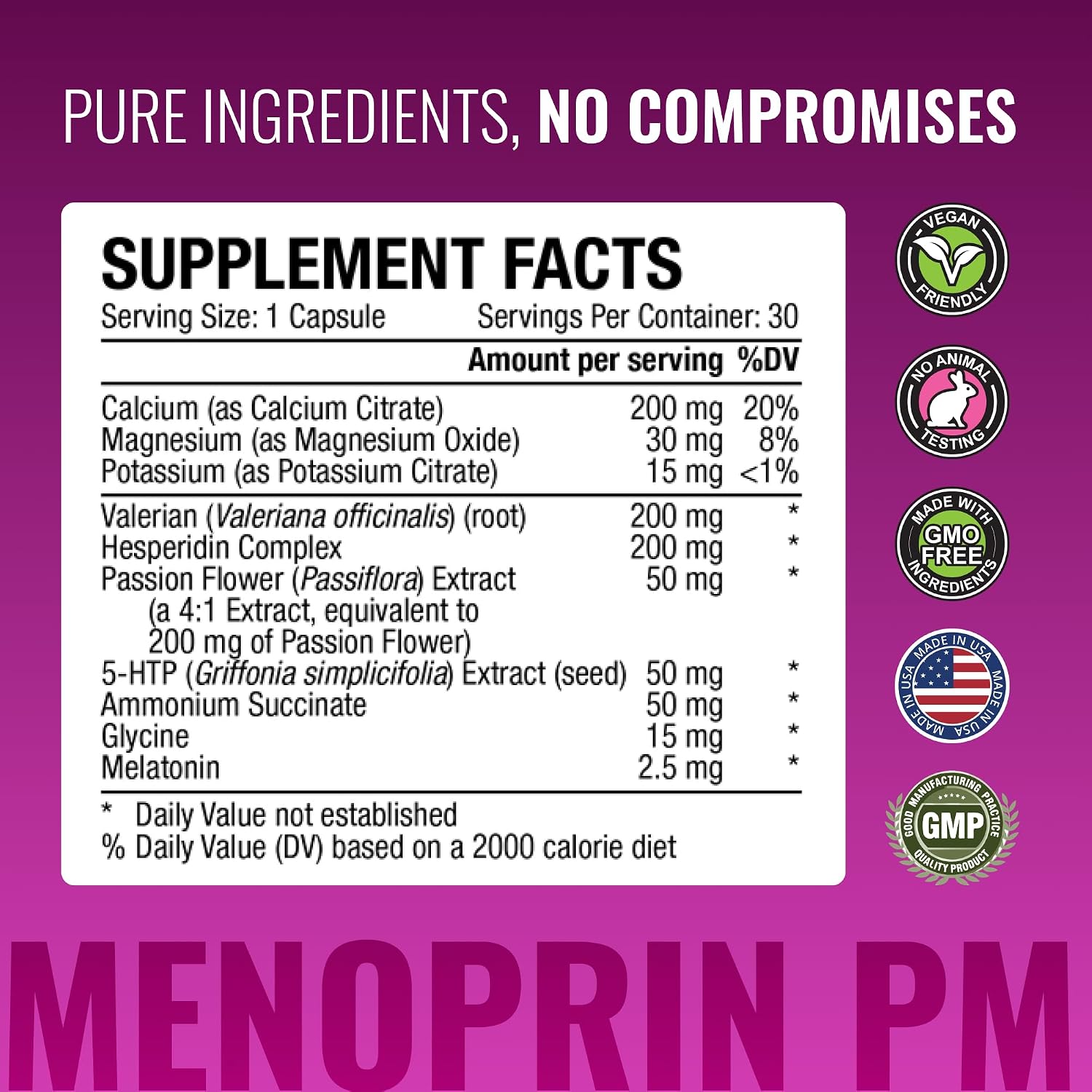 Approved Science Menoprin - Menopause Support - Protykin, Black Cohosh - 1 Bottle Menoprin Day + 1 Bottle Menoprin PM - Vegan - Image 5