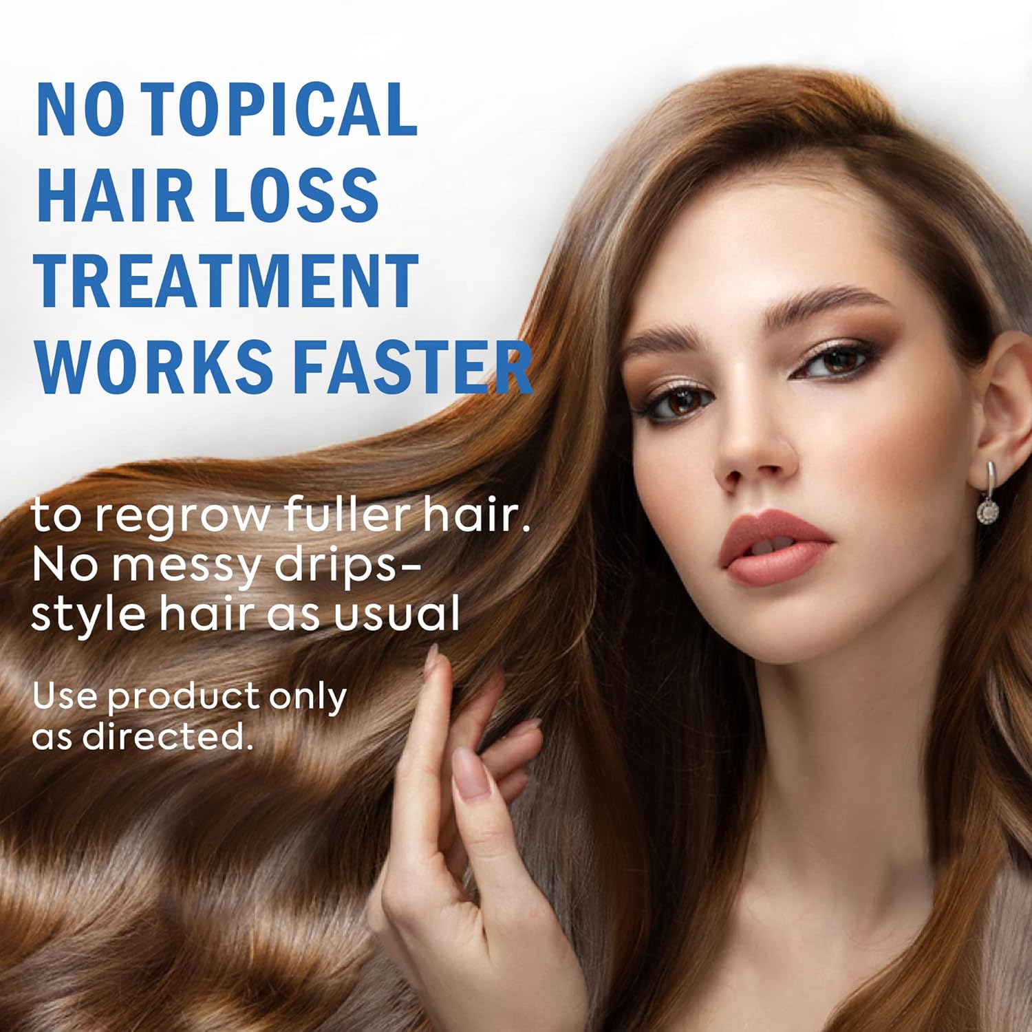 Minoxidil for Men and Women Hair Growth: 5% Minoxidil Topical Spray Hair Regrowth Treatment Stop Hair Thinning and Hair Loss For Stronger Thicker Longer Hair 60ml 2 Pack - Image 4