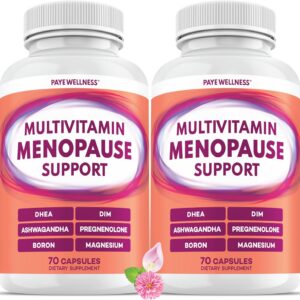 Menopause Support – DIM Supplement for Hot Flash & Night Sweats - DHEA, Ashwagandha, Pregnenolone, Magnesium, Zinc, Vitamin D Hormone Balance, Perimenopause for Women - 2 Months