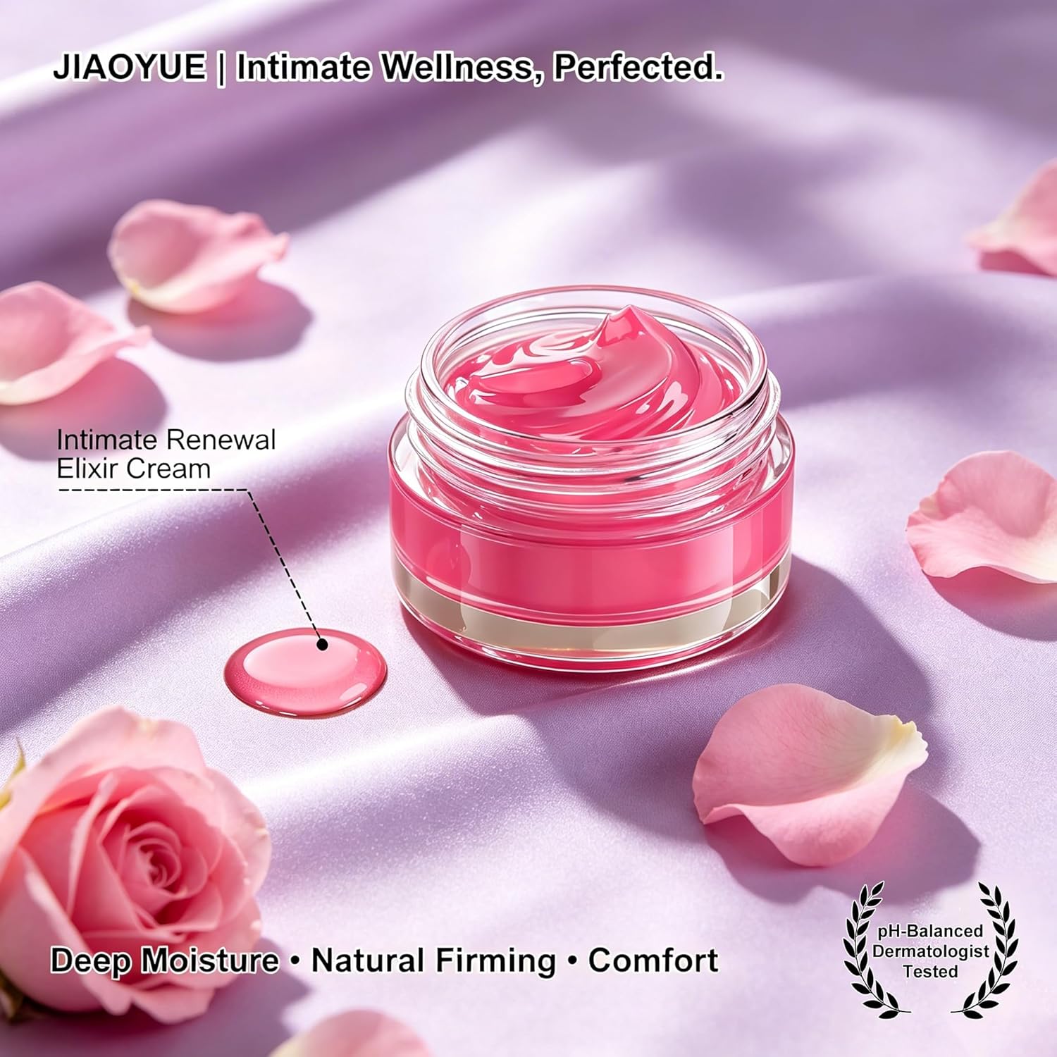 Intimate Moisturizing Gel for Women, Vulva Tightening Cream, Feminine Care, Vaginal Moisturizer and Dryness Relief, 0.35 Oz - Image 3