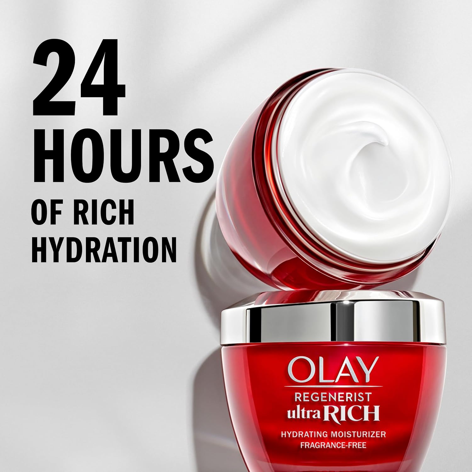 Olay Regenerist Ultra Rich Face Moisturizer, Fragrance-Free, 1.7 Oz - Image 2