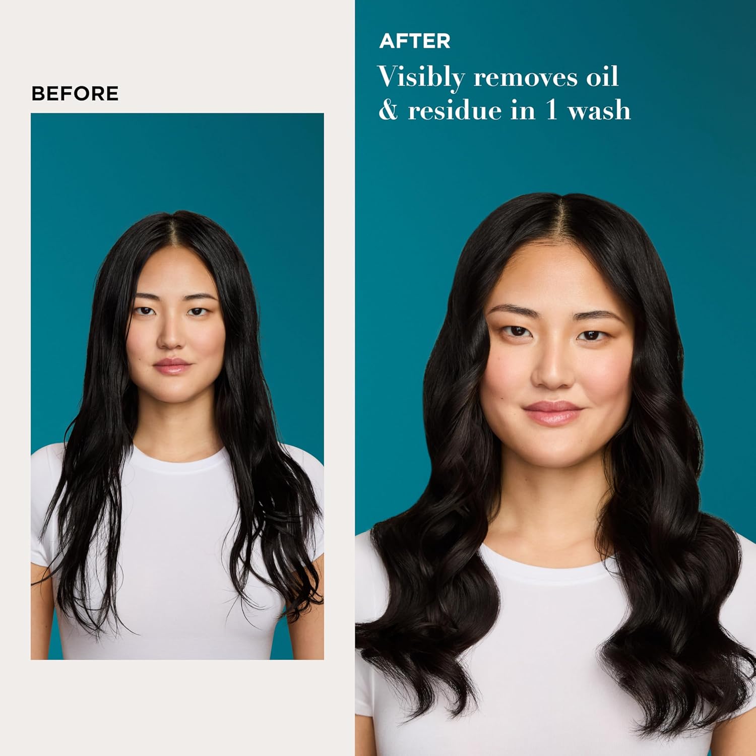 OGX Clarifying Strength + Rosemary Mint Shampoo, Clarifying Shampoo for Oily Hair Visibly Helps Remove Oil & Residue to Clear Away Buildup, Sulfate-Free Surfactants, 13 fl. oz - Image 4