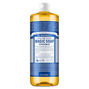 Dr. Bronner's Pure-Castile Liquid Soap - Peppermint 32oz
