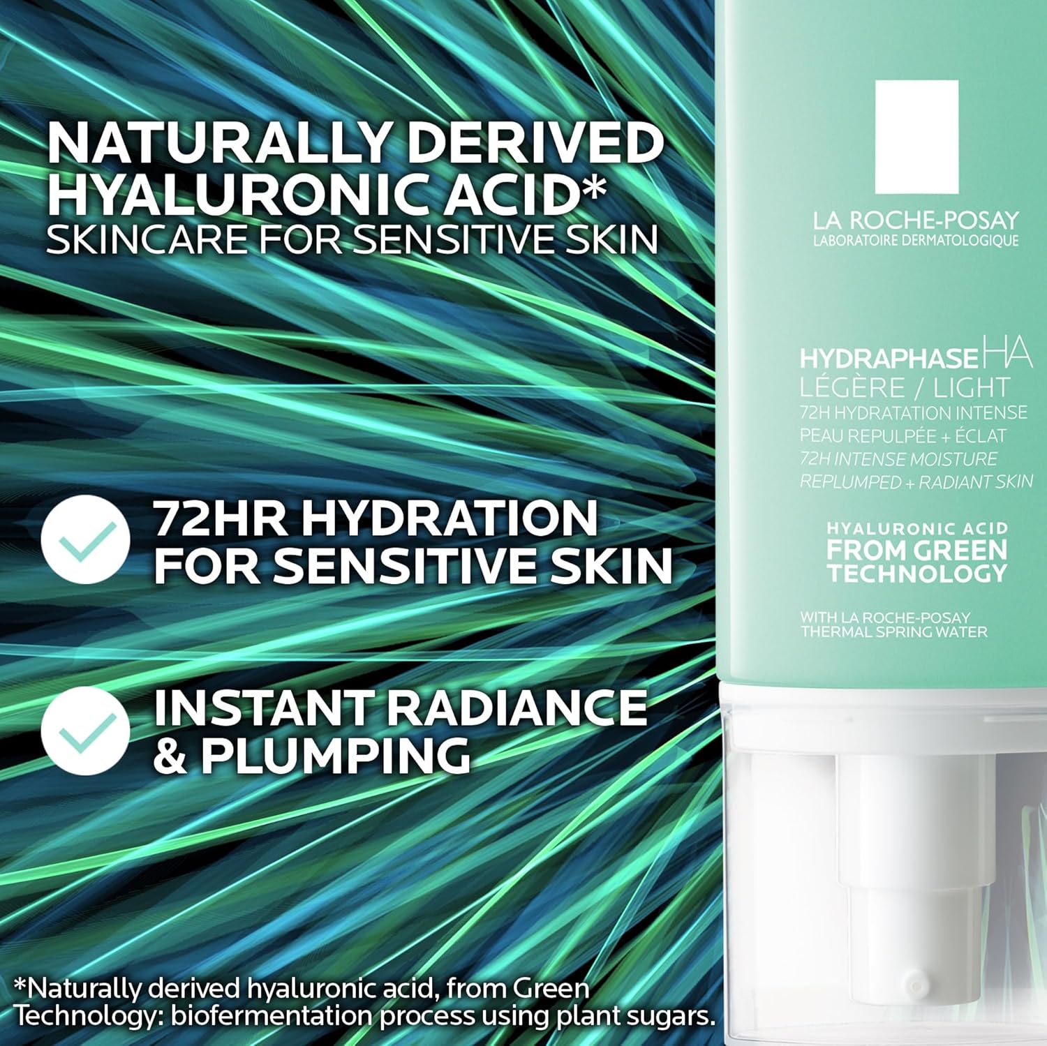 La Roche-Posay Hydraphase HA Light Face Moisturizer, Hyaluronic Acid Face Moisturizer with 72HR Hydration, Oil Free & Non-Comedogenic, 50 ML, 1.69 fl. oz. - Image 2