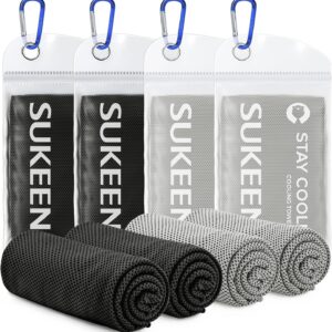Sukeen Cooling Towel for Neck and Face (40"x12"), Microfiber Bulk Cooling Towels for Athletes Cooling Neck Wraps Instant Cooling Towels for Yoga,Gym,Golf,Running,Fitness and Workout