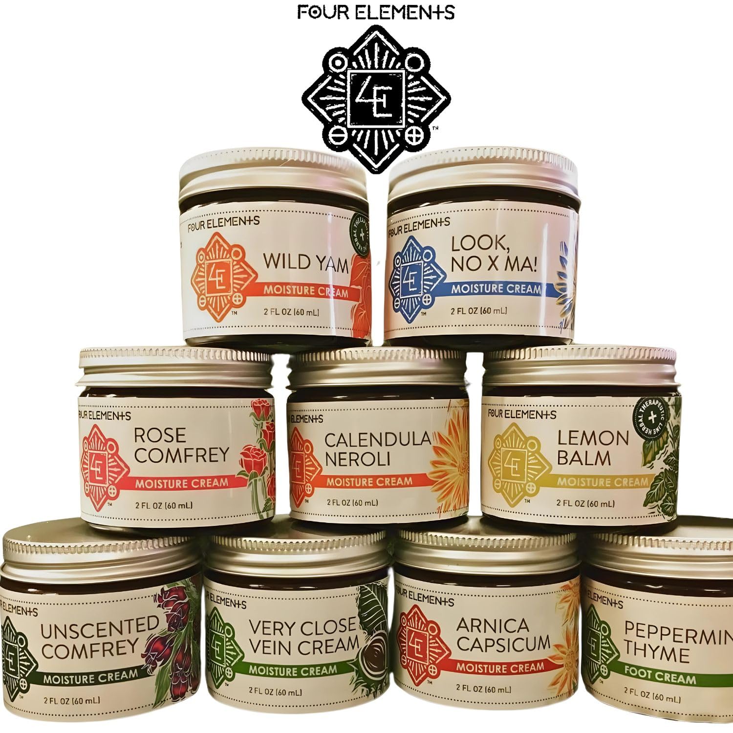 Four Elements Lemon Balm Face Moisturizer Cream - 2 Oz | Herbal Face Cream with Organic Lemon Balm, Chamomile, Shea Butter & Vitamin E | Body Hydrating Moisturizer Beauty Essential - Image 8