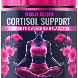 Cortisol Support for Women - Stress & Mood Balance Supplement with Sensoril® Ashwagandha, Magnolia Bark, L-Theanine & Phosphatidylserine - Supports Calm, Focus & Sleep Quality (60 Vegan Capsules)