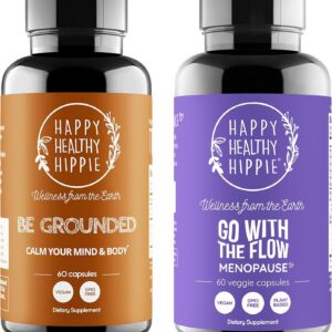 Happy Healthy Hippie Go with The Flow Menopause Support & Be Grounded Stress Relief