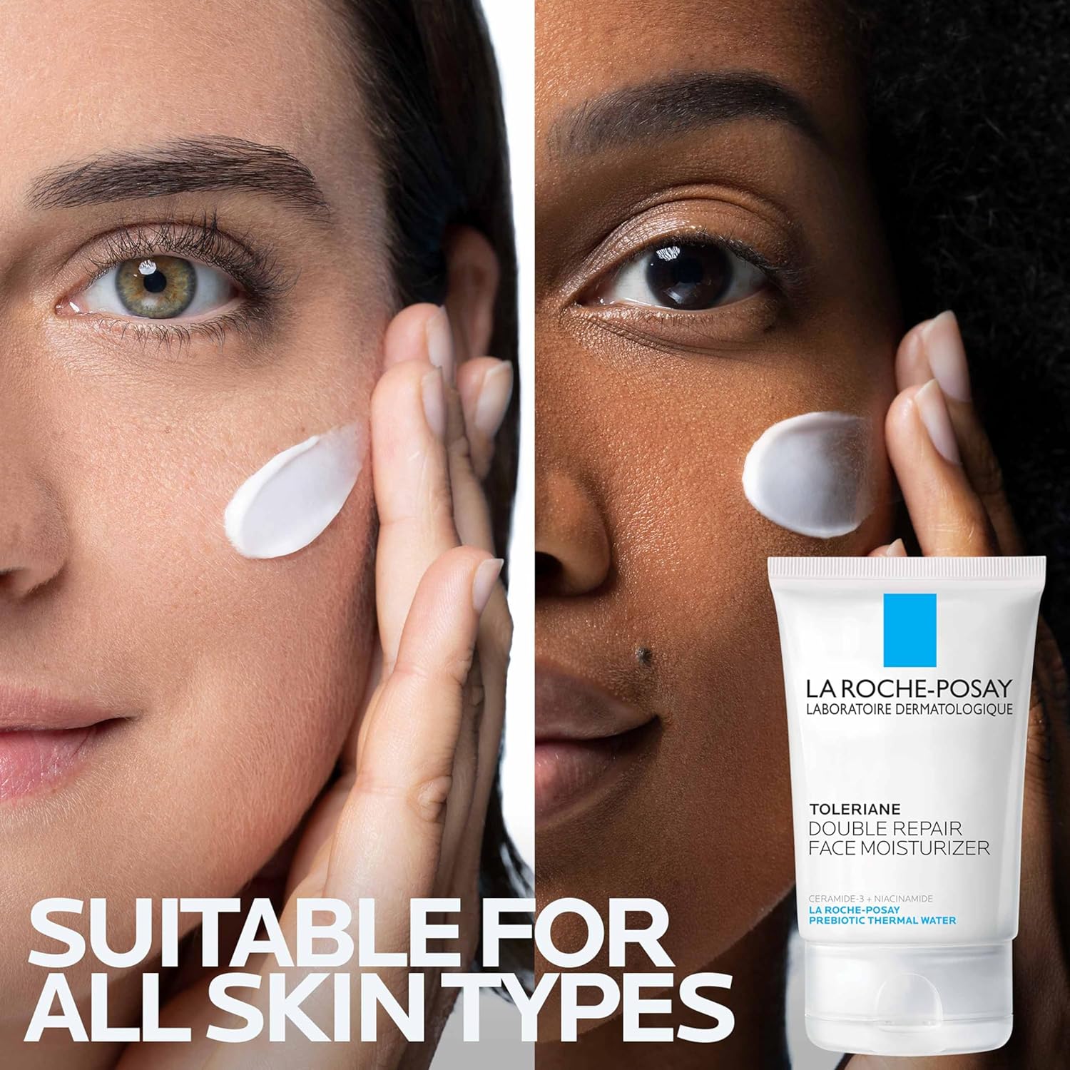 La Roche-Posay Toleriane Double Repair Face Moisturizer,Daily Moisturizer Face Cream with Ceramide and Niacinamide for All Skin Types,Oil Free,Fragrance Free,(Pack of 2) - Image 6