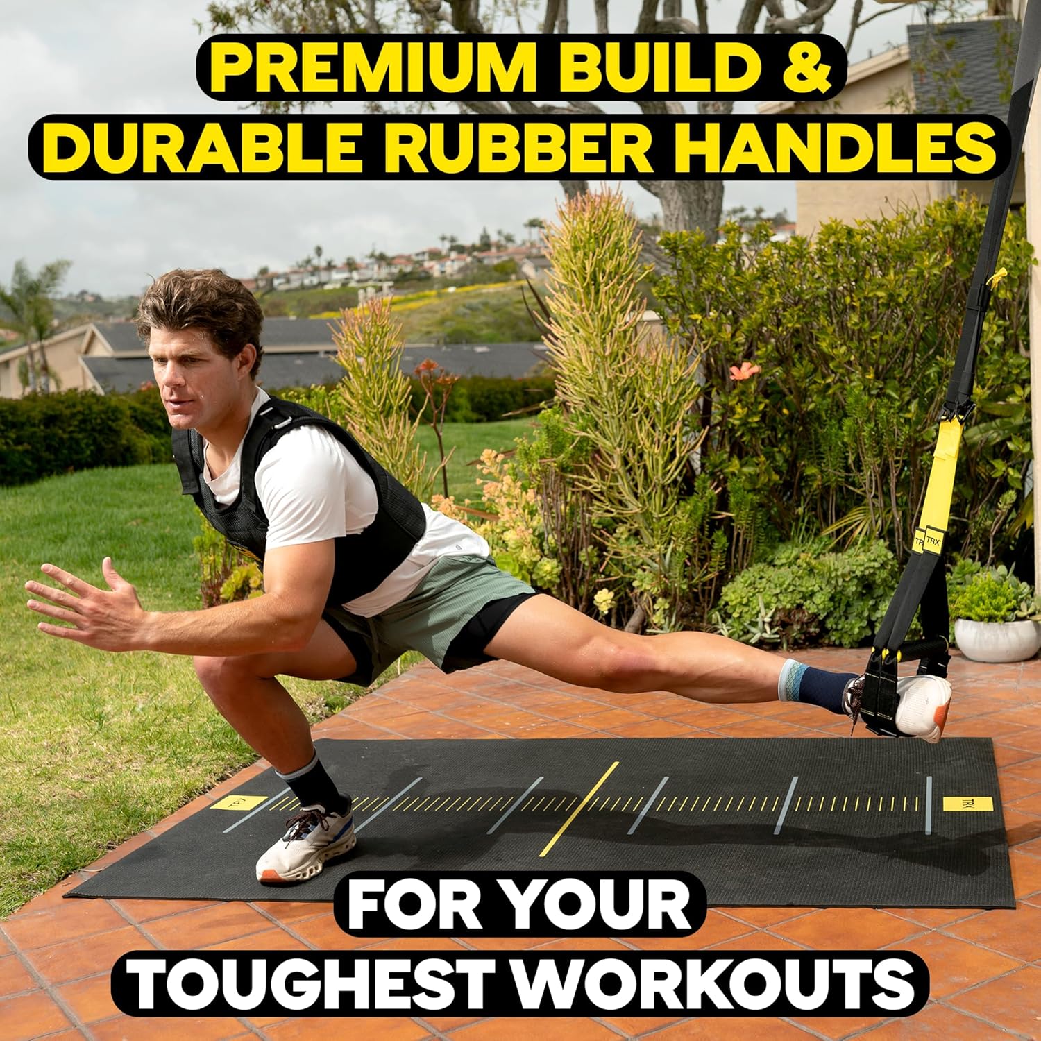 TRX Pro3 Home Gym System – Professional-Grade Suspension Trainer for Strength Training, HIIT, Cardio & Full-Body Workouts, Durable Design with Indoor & Outdoor Anchors - Image 4
