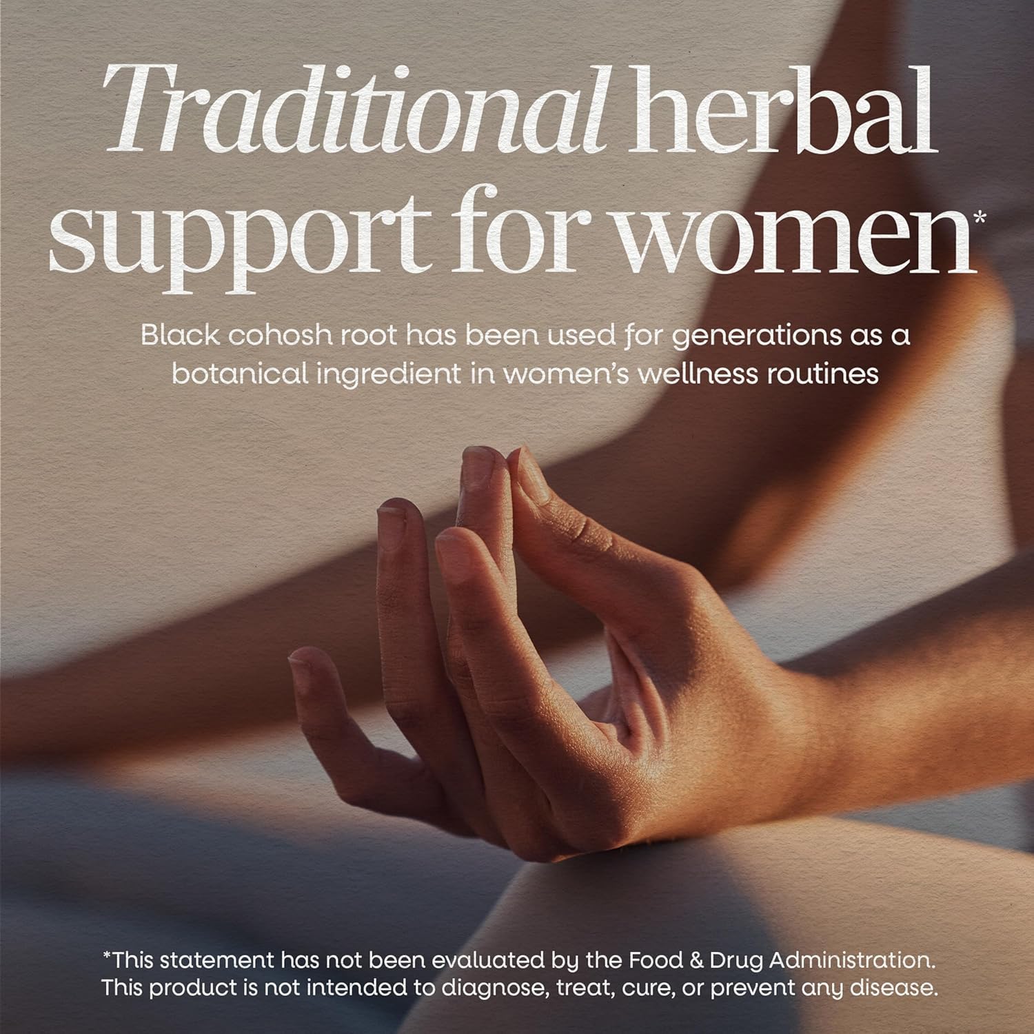 Nature's Way Herbs Black Cohosh Root Capsules, Traditional Women’s Herbal Supplement*, Cimicifuga Racemosa Root, Non-GMO Project Verified, Vegan Capsules, 100 Count - Image 2
