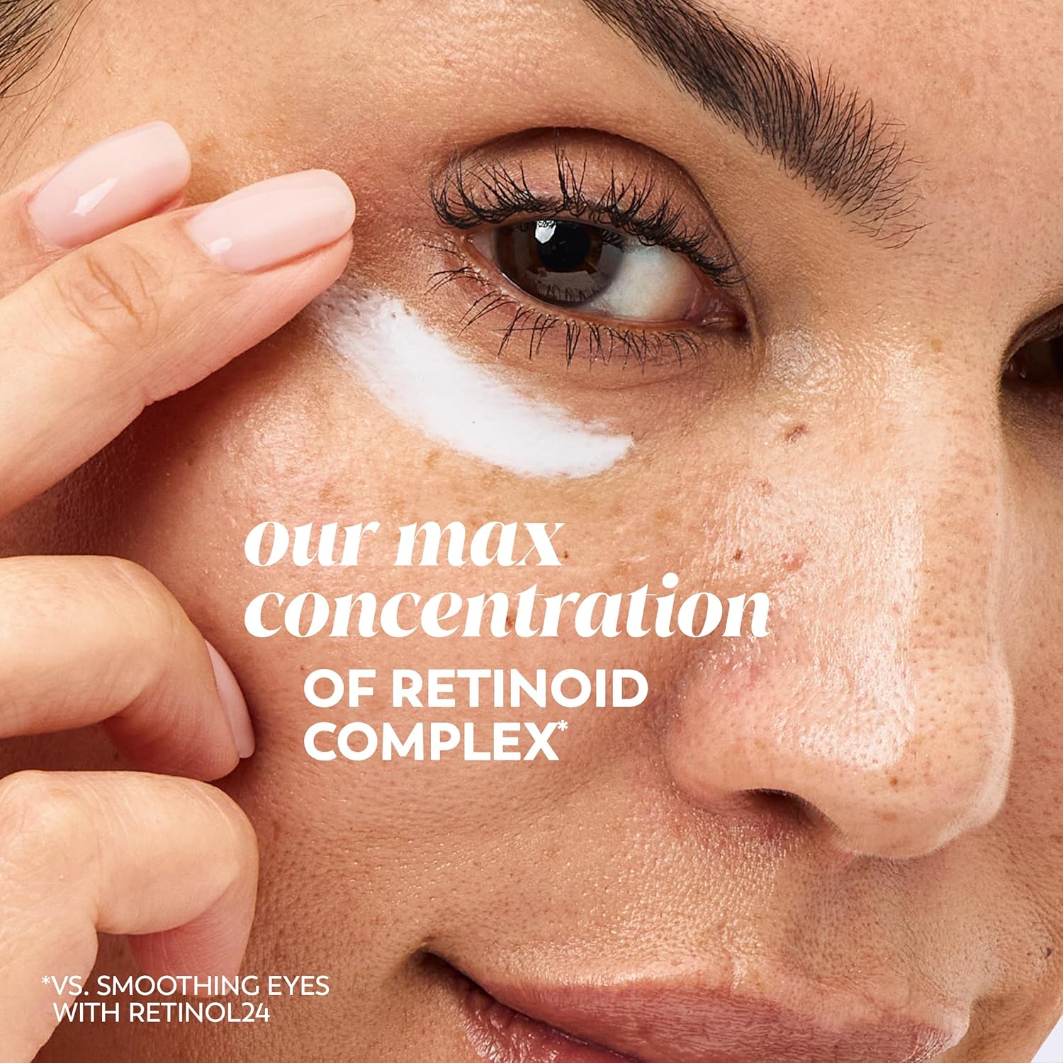 Olay Retinol 24 MAX Night Eye Cream, Fragrance Free Anti Aging Eye Cream for Fine Lines and Wrinkles, Hydrating Retinol Night Eye Treatment, Lightweight Moisturizing Eye Cream, 0.5 oz - Image 2