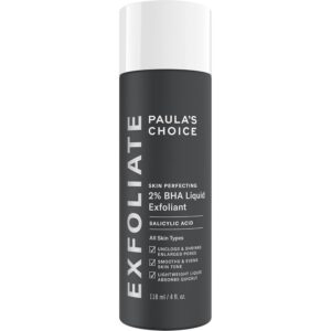 Paula's Choice SKIN PERFECTING 2% BHA Liquid Exfoliant with Salicylic Acid, Facial Polish for Pores, Wrinkles & Fine Lines, Suitable for Blackhead-Prone Skin, Fragrance-Free