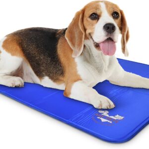Arf Pets Cooling Mat for Dogs - Gel Self-Cooling Pad for Beds, Kennels & Crates | Durable, Non-Toxic, Pressure-Activated Relief | No Water, Electricity, Batteries or Refrigeration Needed